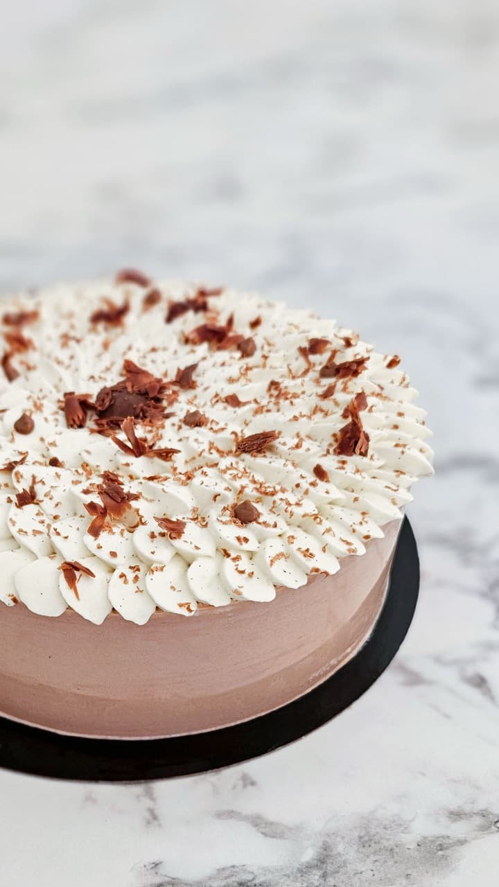 Entremets chocolat fait en atelier